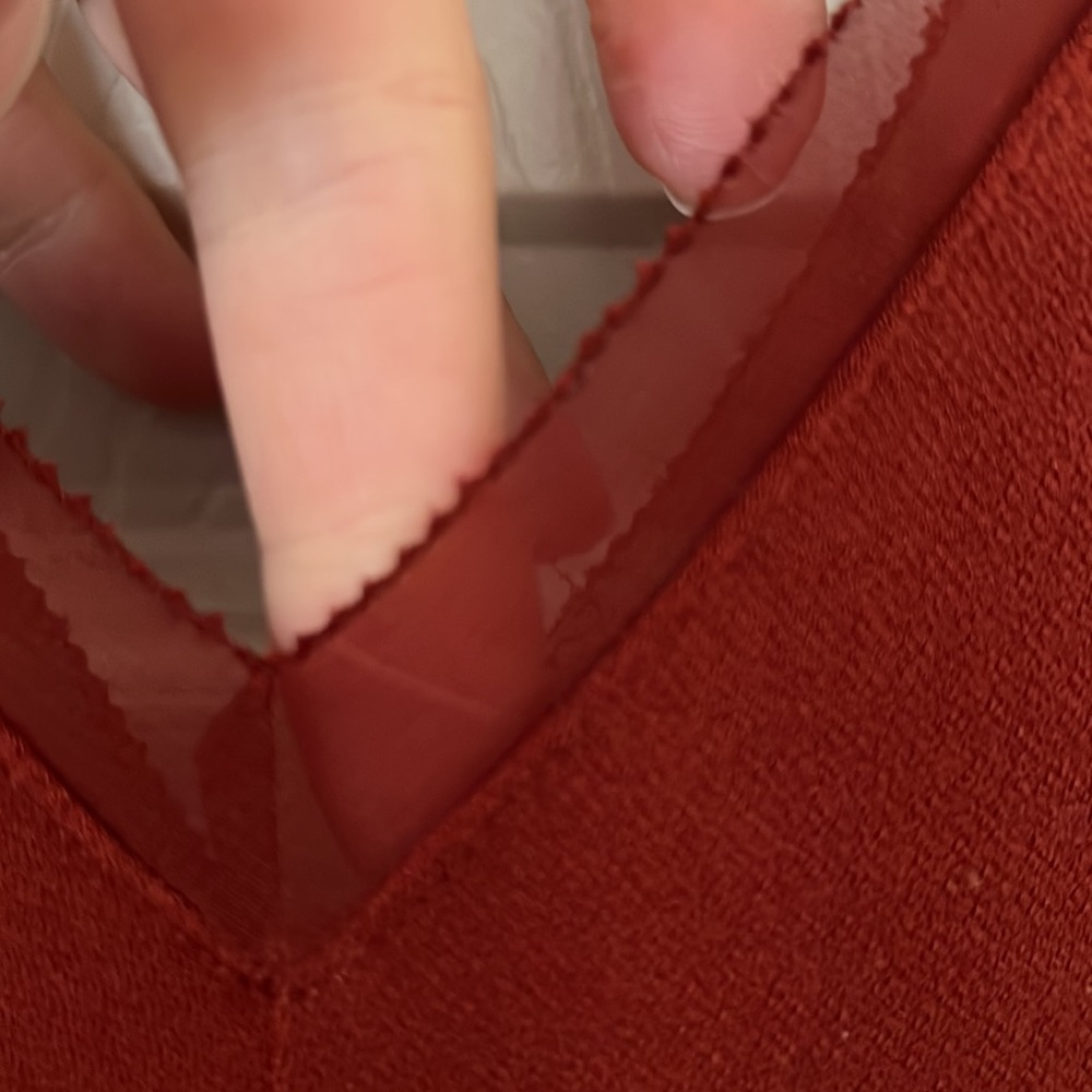 🌻Banana Republic Rust V neck Dress🌻 - Picture 6 of 9